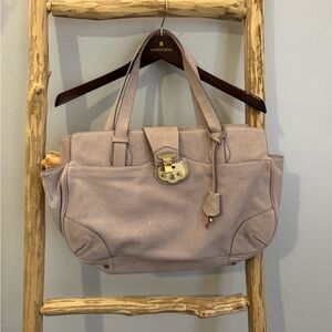 Talbots Textured 100% Leather Shoulder Bag